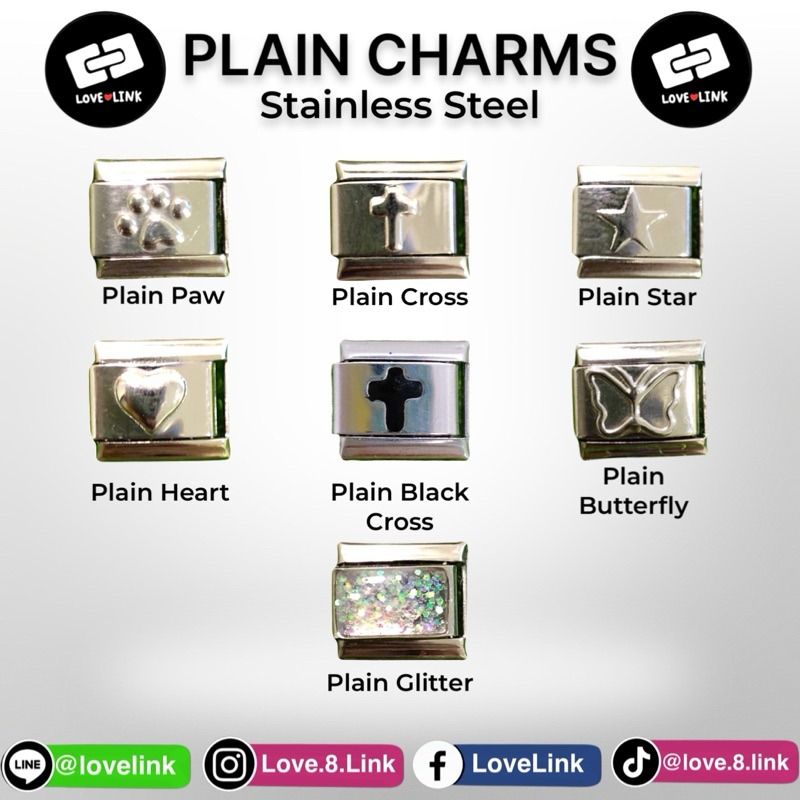 Plain Charm ตกแต่ง Italian Charm[มีสินค้าพร้อมส่งจากไทย]