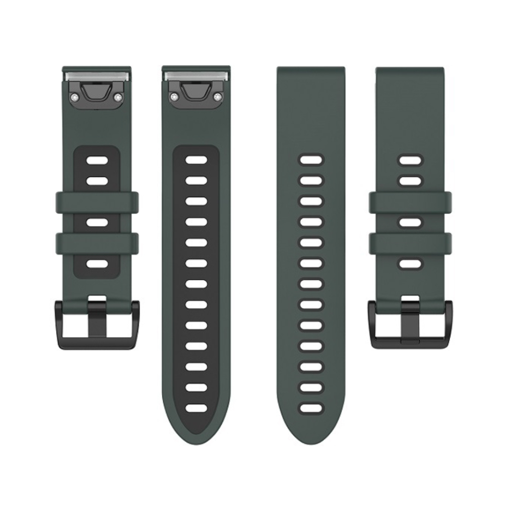 (พร้อมส่ง)สาย Quick FIT สีสวยๆ รูสี สำหรับ GARMIN ขนาด 20 mm 22mm และ 26 mm สวยเท่มากๆ ราคา ถูกที่สุด ดีลบีเคเค แกลเลอรีภาพที่ 6