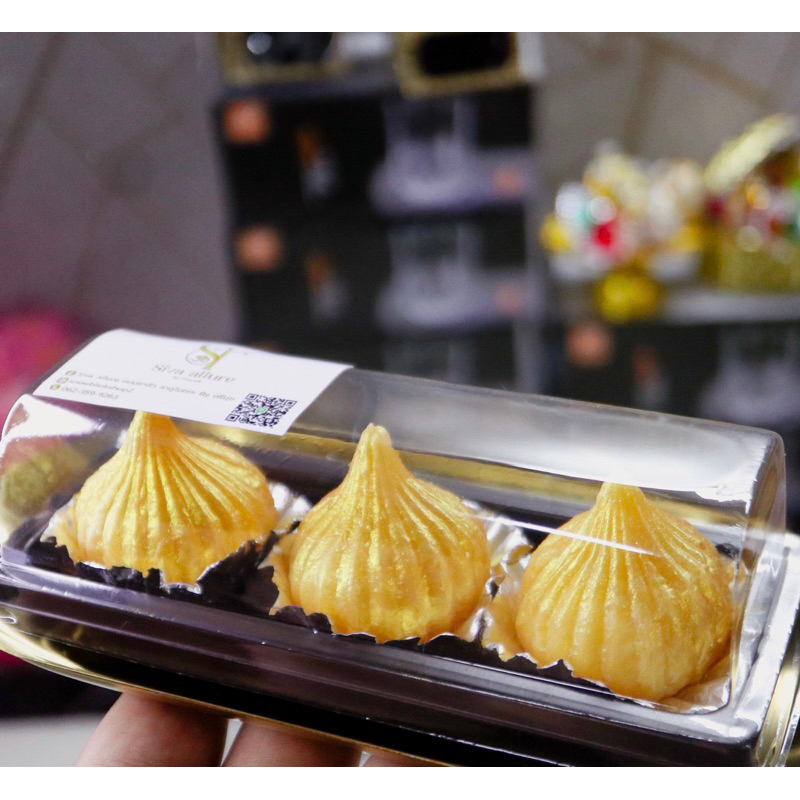ขนมอาลัว โมทกะ เซต3 ชิ้น สูตรเจ