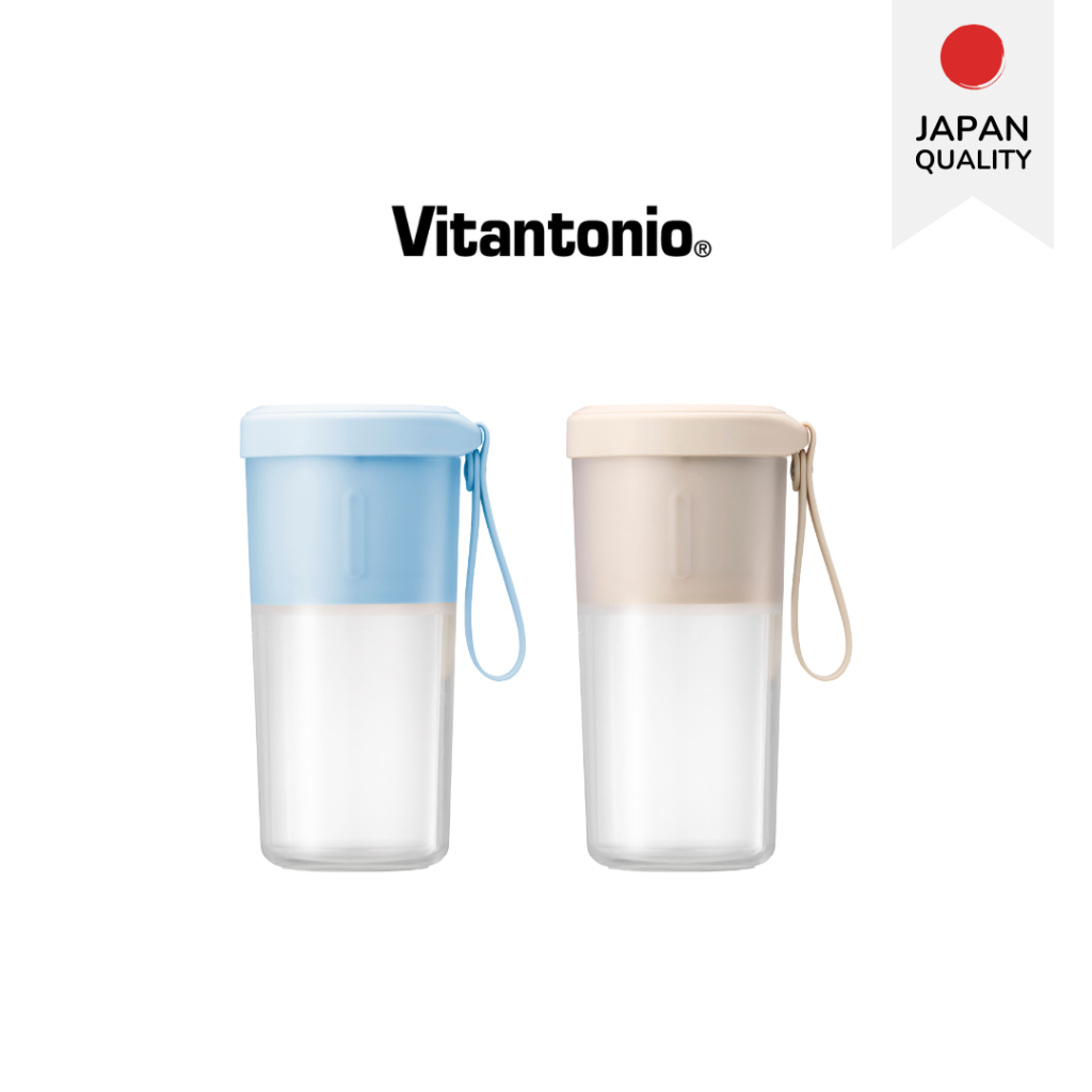 Vitantonio Cordless My Bottle Blender VBL-1500 แก้วปั่นน้ำผลไม้ สมูทตี้แบบพกพา ปลอดภัยจากสาร BPA