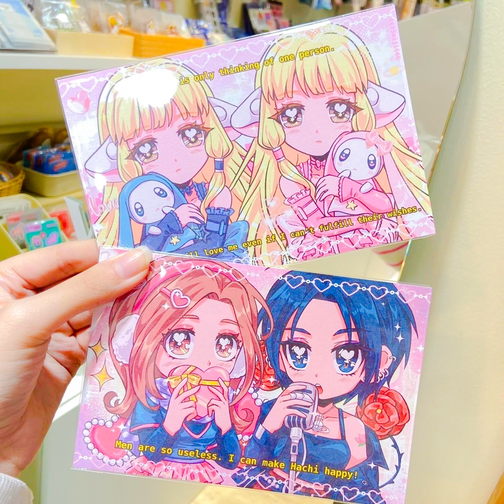 มีลายใหม่ด้วยนะ Postcard โปสการ์ด 4x6 คละลาย คาร์แรคเตอร์ การ์ตูน อาร์ตสไตล์อนิเมะ พร้อมส่ง [Seiji606]