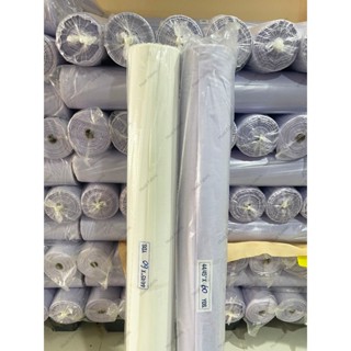 (ยกม้วน) ผ้าโทเร ผ้าทีซี TC หน้า 44-45 นิ้ว ผ้าเมตร สีพื้น ผ…