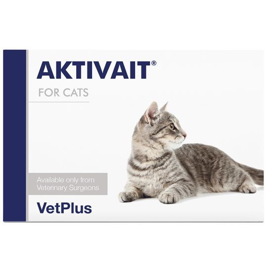 AKTIVAIT CAT 60 caps บำรุงสมองและระบบประสาท สำหรับแมว