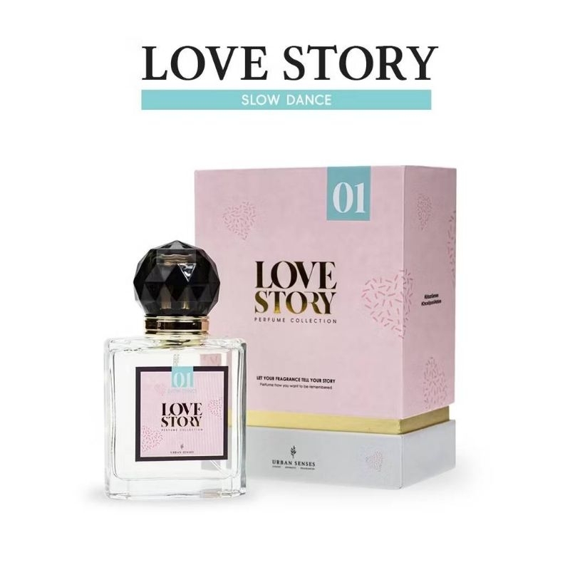 น้ำหอมผู้หญิง URBAN SENSES Love Story Perfume Collection - กลิ่น 01 Slow Dance 50 ml. กลิ่นหอมมวลดอก