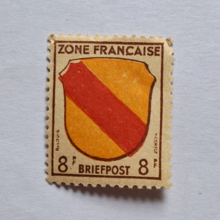 แสตมป์ Stamp France Zone Francaise Germany 8PF - มือสอง