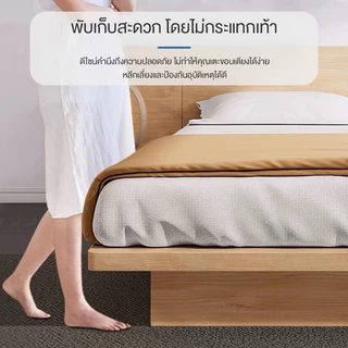 DUDEE เตียงพร้อมตู้ข้างเตียง สไตล์ญี่ปุ่น (ติดตั้งฟรี) **อ่านเนื้อหารายละเอียดสินค้า**