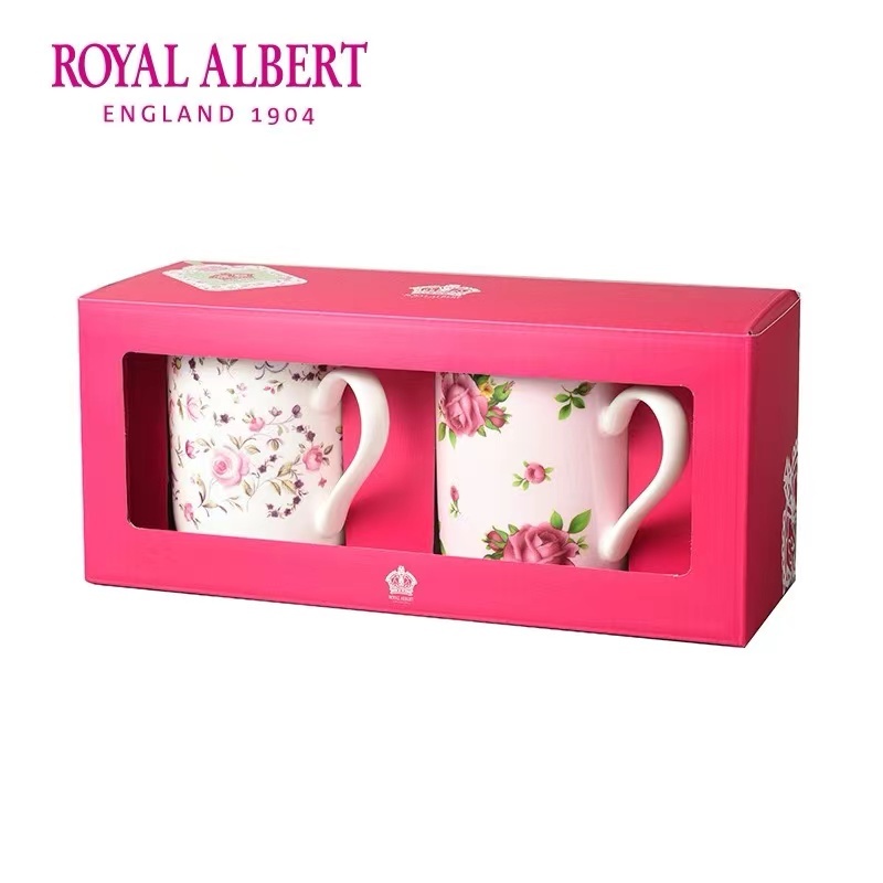 British Royal Albert Miranda Kerr bone China 2 piece set cup water cup Coffee cup afternoon tea cup