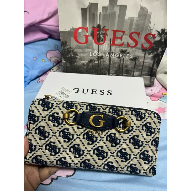 Guess wallets กระเป๋าสตางค์ Guess มือสอง ใบยาว