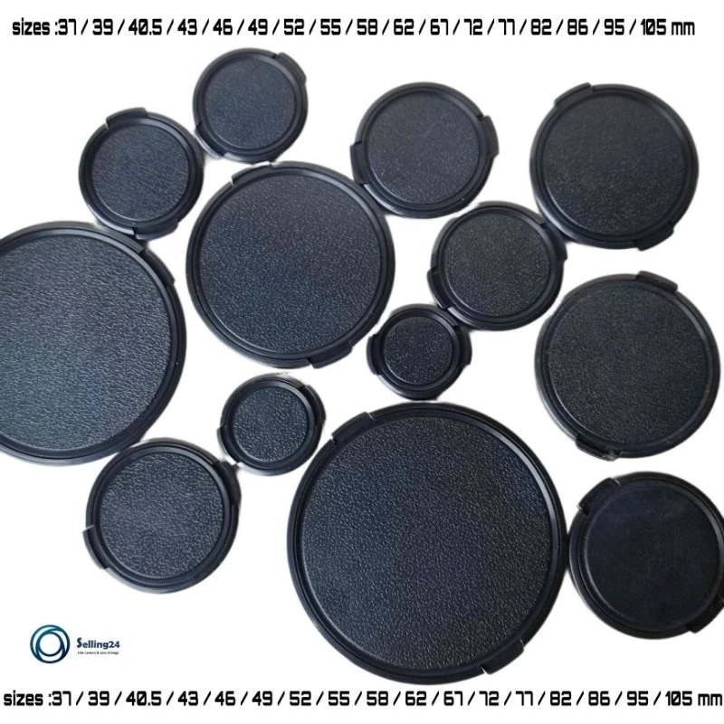 ฝาปิดเลนส์ Plastic Snap On Front Lens Cap Cover For SLR DSLR Camera 37mm-105mm