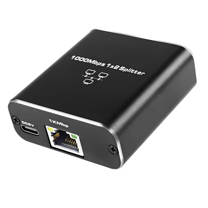 RJ45 Splitter 1 in 2 Out Adapter