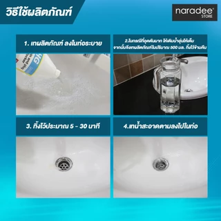 เอชจี ผลิตภัณฑ์ขจัดท่ออุดตัน (ลิควิด เดรน อันบล็อคเกอร์) - HG LIQUID DRAIN UNBLOCKER ขนาด 1 ลิตร