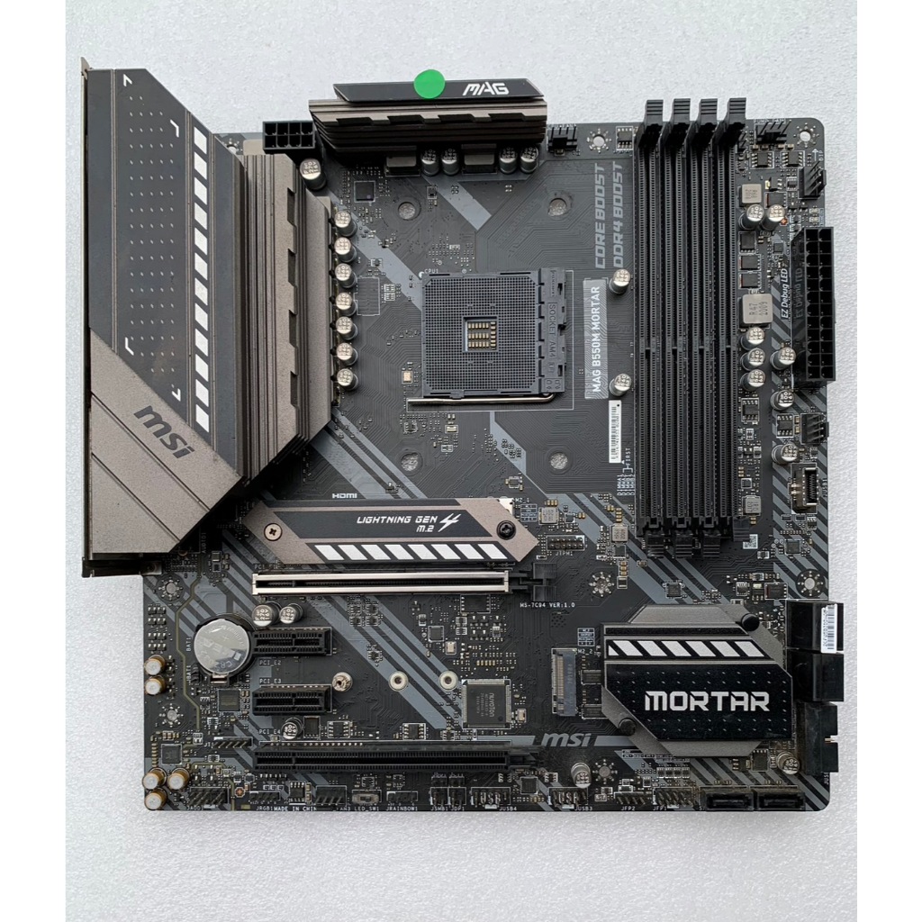 MAINBOARD (เมนบอร์ด) AM4 MSI MAG B550M MORTAR มือสอง