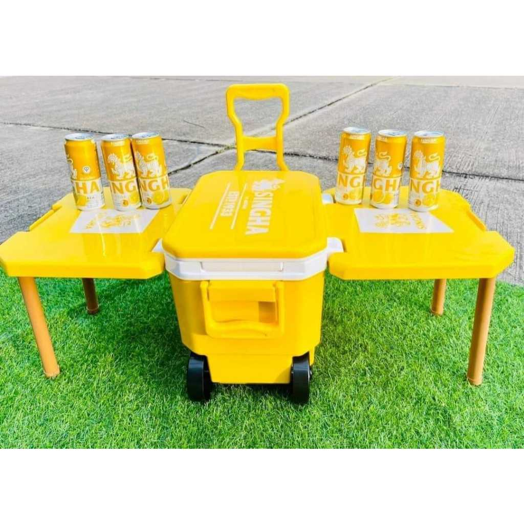 SINGHA PARTY COOLER **ไม่มีเครื่องดื่มแถมนะคะ เป็นแค่รูปตัวอย่างการใช้งานเท่านั้น** 📌ขนาดความจุ 15 ล