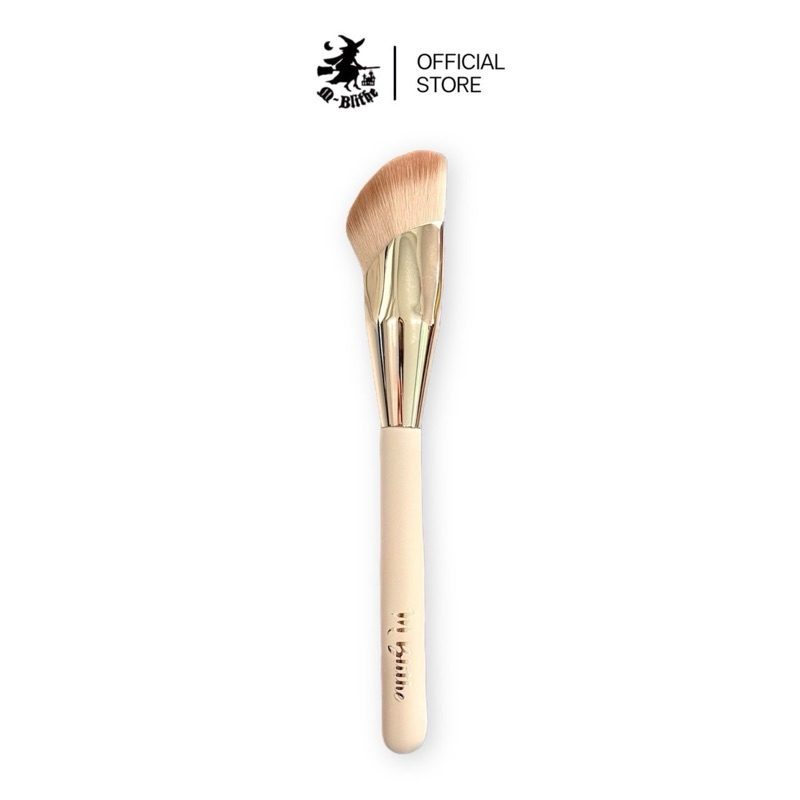 แปรงรองพื้น M-Blithe ขนนุ่ม ดีไซน์เรียบหรู เกลี่ยรองพื้นเนียนกริบ เบลนด์รองพื้นได้ทุกสูตร