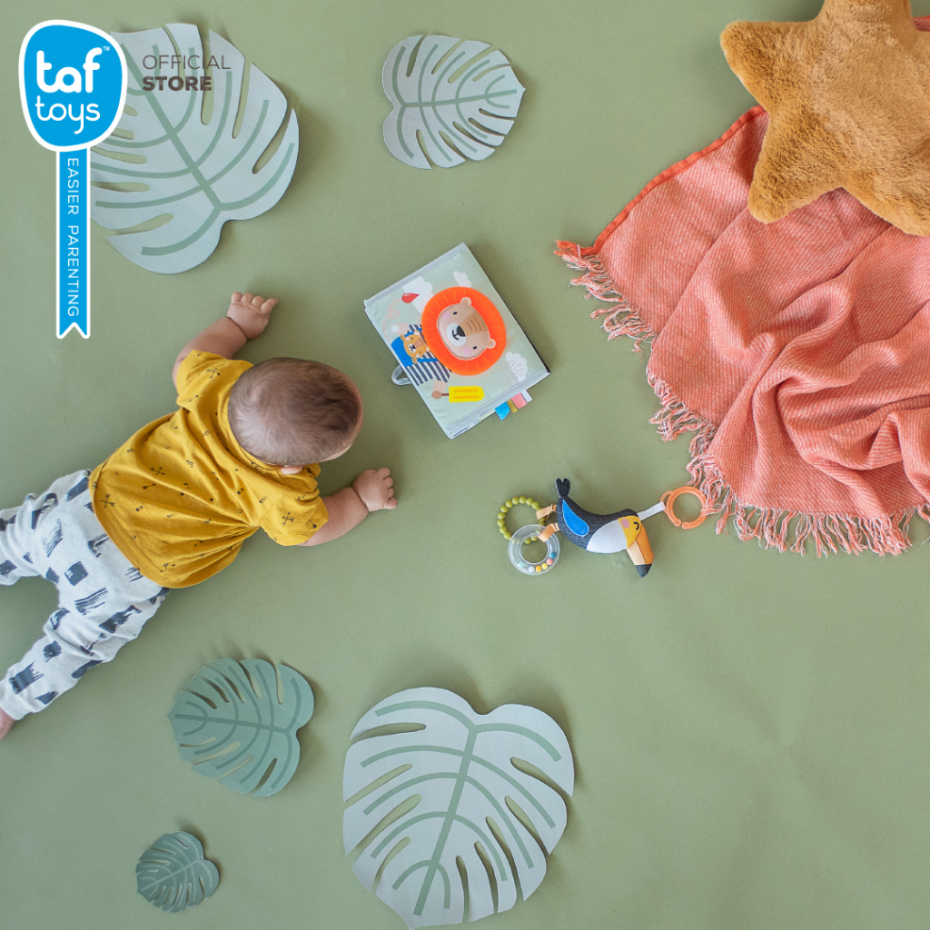 Taf Toys 布絵本 アクティビティブック Savannah Tummy-time Book 知育 0か月から 画像3