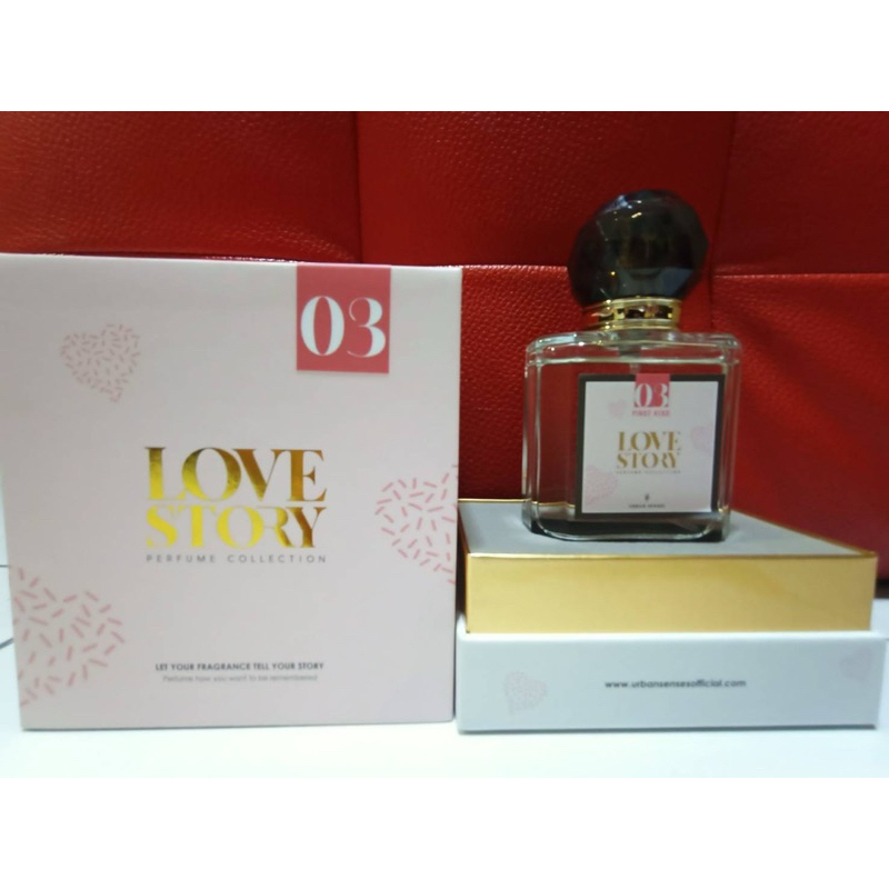 ❤️พร้อมส่งของแท้💯น้ำหอมผู้หญิง-ผู้ชาย Urban Senses Love Story Perfume Collection -01,02,03,04 ปริมาณ