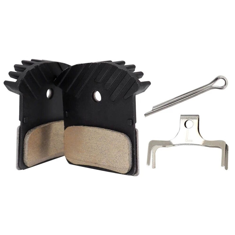 ผ้าเบรคดิสหมอบ SHIMANO L04C (Metal) มีครีบระบายความร้อน