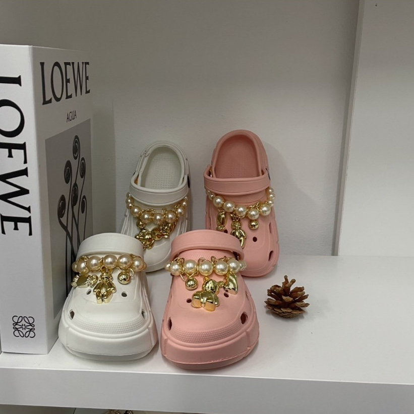 พร้อมส่ง B6รองเท้าเด็กหัวโตแฟชั่น รองเท้ารัดส้น วัสดุEVA มีกันลื่นใส่สบาย