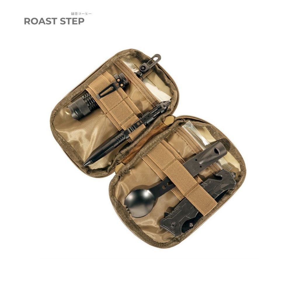 Roast step กระเป๋าคาดเอว ผ้าไนล่อน 600D EDC เหมาะกับการพกพาเดินทาง เดินป่า