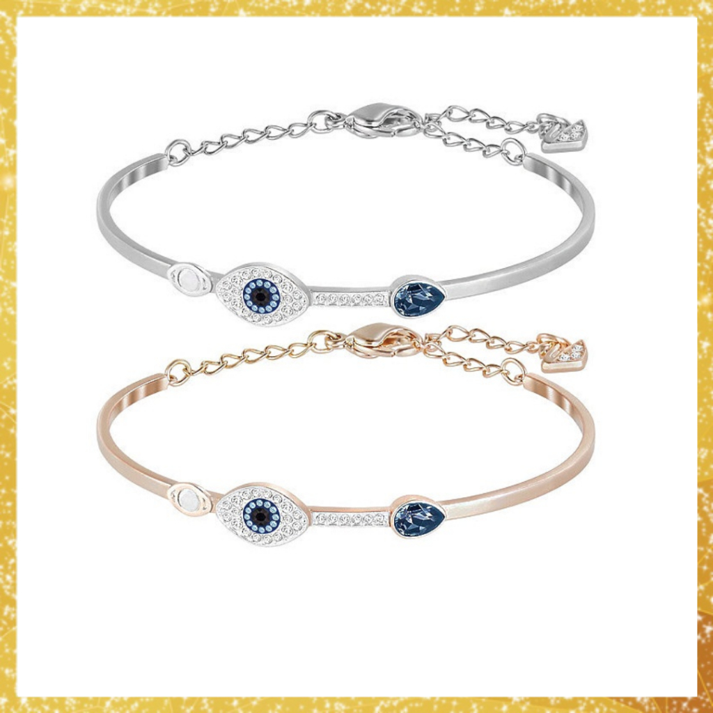 กำไลข้อมือ Symbolic Blue eyes สร้อยข้อมือ คริสตัลแฟชั่น ของขวัญสำหรับคนพิเศษ พร้อมส่ง