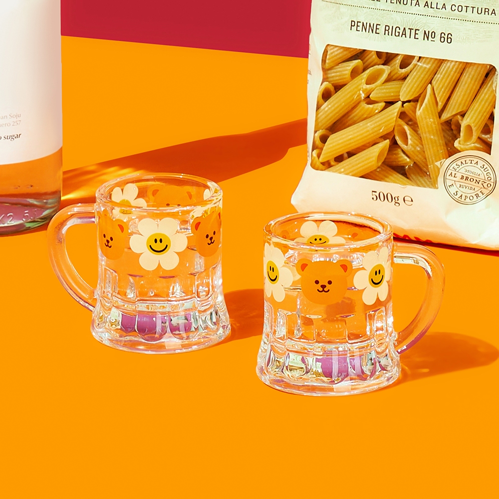 Handle Soju Glass 2P Set ชุดแก้วโซจู