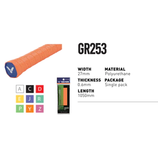 VICTOR กริปพันด้ามไม้แบดมินตัน รุ่น GR253