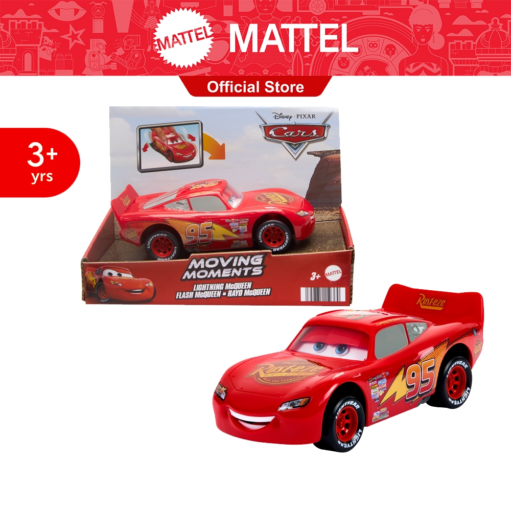 Cars Moving Moments Lightning McQueen คาร์ส - ไลท์นิ่งแมคควีนแบบเข็นมือ HPH64 VN