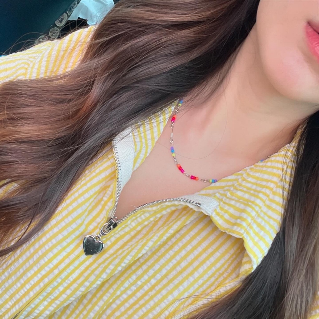 (พร้อมส่ง) TMT Proud to be yourself สร้อยคอ Pride Month handmade