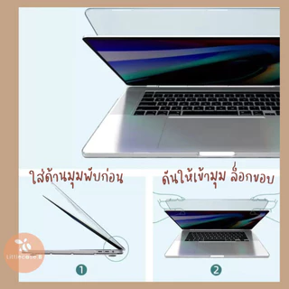 เคสใสกลิตเตอร์สำหรับMacBook Neo13(2026) Air13/15 M1-M5/ Pro13/14/16 M1-M5โน้ตบุ๊ก 💻| เคสแข็งใส่วาวกันรอย+ระบายความร้อนดี