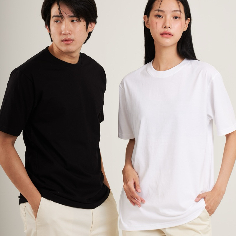 [ลดราคาพิเศษ] korulu Plain T-shirt | เสื้อยืดคอกลม เสื้อเปล่า คอตตอน Cotton USA นู๊มมม ทน สู้ทุกความ