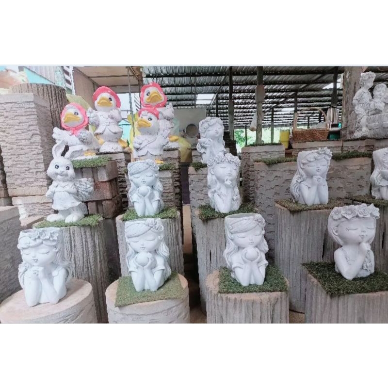 ตุ๊กตาปูนปั้นสำหรับแต่งสวนสไตล์โมเดิร์นมินิมอล,วินเทจ