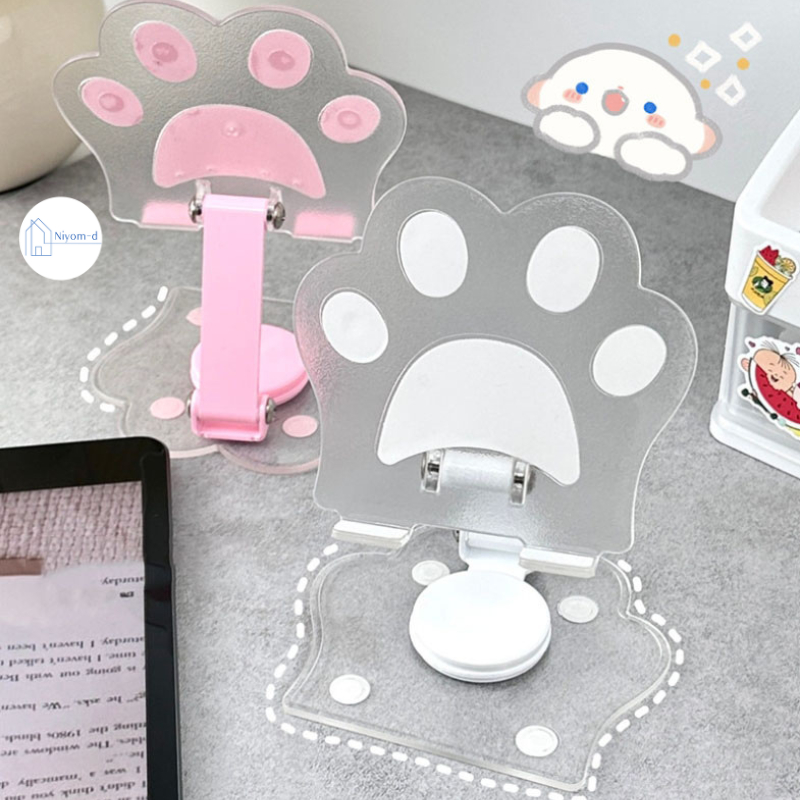 ที่วางมือถือ ขาตั้งแท็บเล็ต phone holder อะคริลิค พับได้ หมุนได้ 360 แท่นวางไอแพด tablet for ipad stand