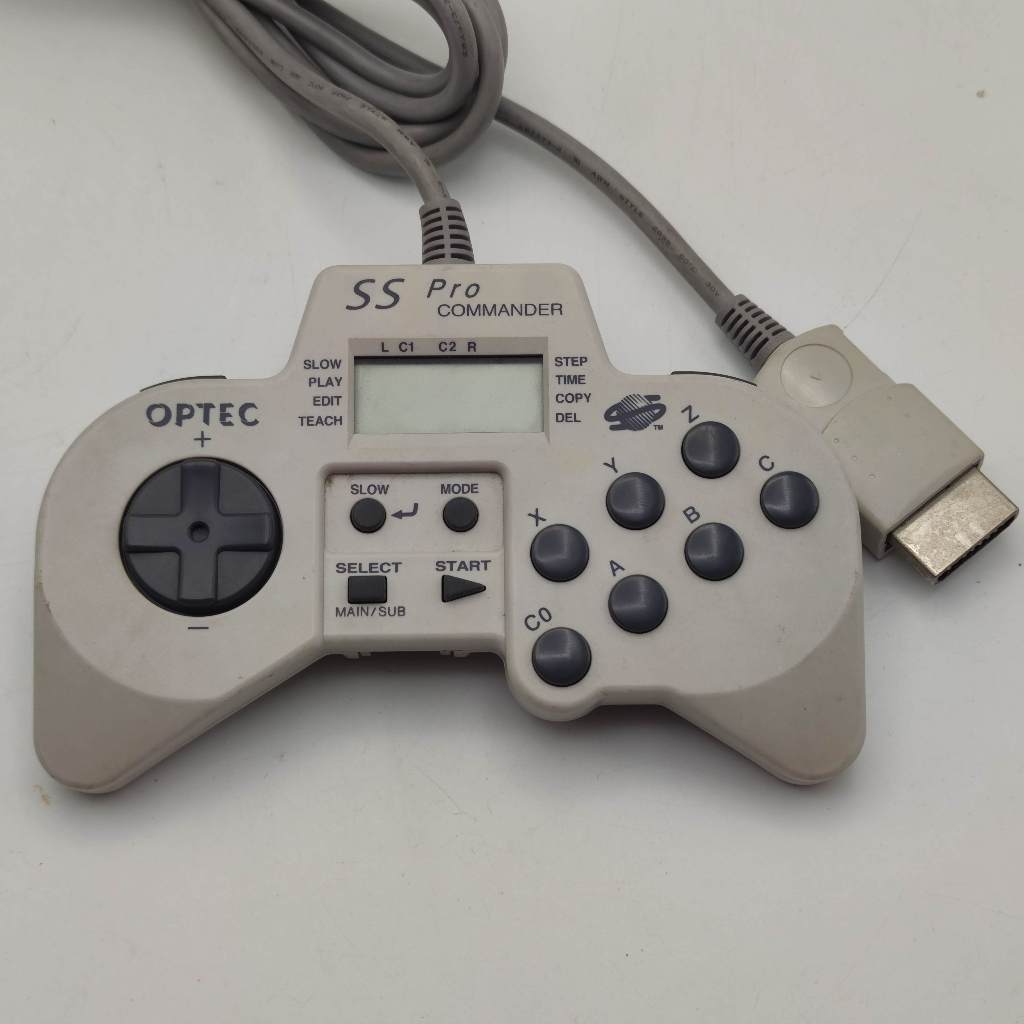 Sega Saturn OPTEC Pro Commander เทสแล้วเล่นได้ จอปกติ ไม่ดวง