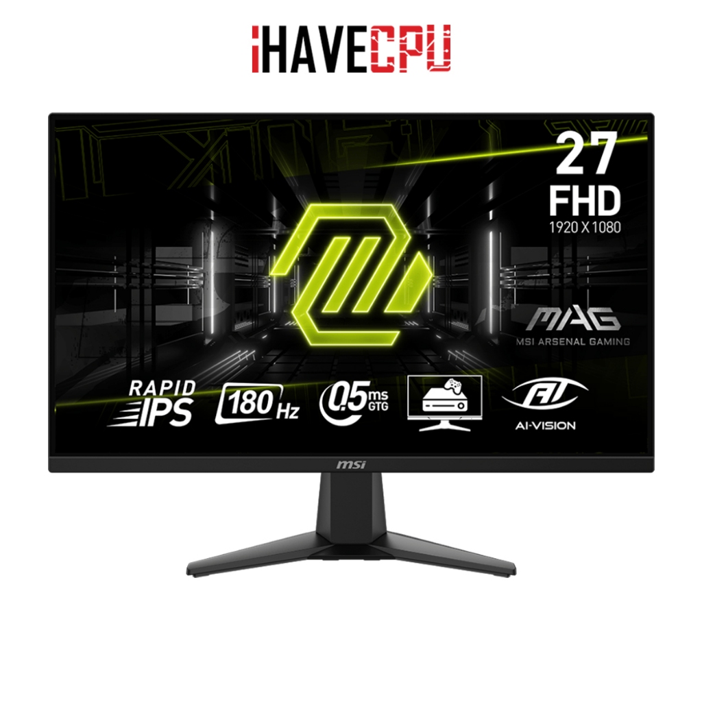 iHAVECPU MONITOR (จอมอนิเตอร์) MSI MAG 275F - 27 Rapid IPS FHD 180Hz