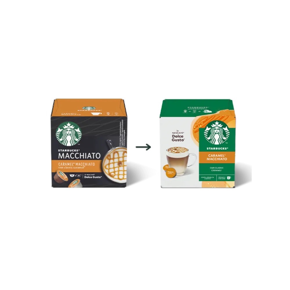 (x3 กล่อง) STARBUCKS CARAMEL MACCHIATO By DOLCE GUSTO  *** นำเข้าจาก EU *** ราคา ถูกที่สุด ดีลบีเคเค แกลเลอรีภาพที่ 2