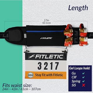 Fitletic Ultimate II กระเป๋าคาดเอววิ่ง กระเป๋าใส่มือถือ ไม่เด้งไปมา