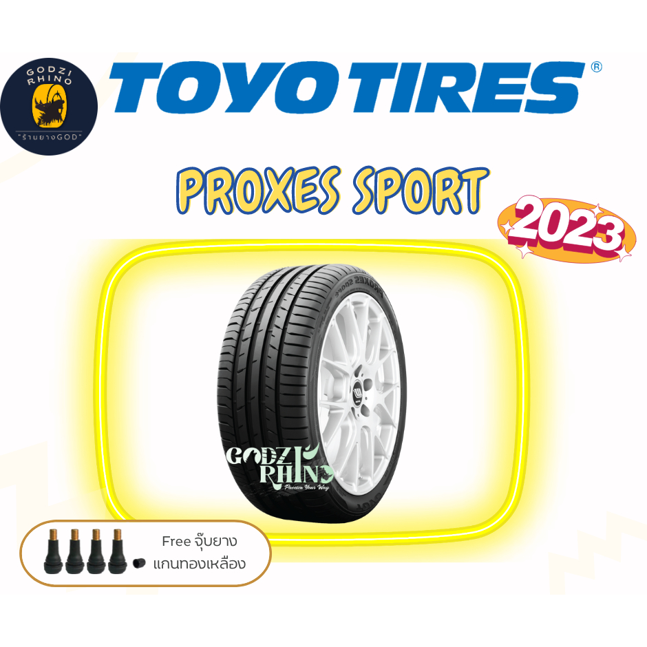 TOYO TIRES รุ่น PROXES SPORT 275/30 R19 245/30 R20 275/35 R20 ยางใหม่ปี 2023 (ราคาต่อ 1 เส้น) แถมฟรี