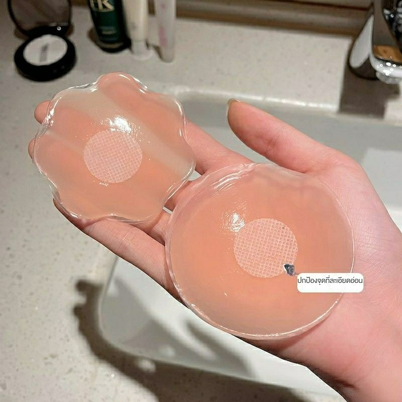 💗Bonnie💗จุกแปะหัวนม กันน้ำ กันเหงื่อ มีกาว🌟เรียบเนียน ส่งเร็ว 1 2วัน✨#CRK - รูปที่ 3