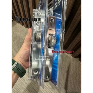 กุญแจ บานเลื่อน กุญแจคอม้า SOLEX 4512WHTSS 4512WHTAC 4512 สำหรับติดตั้งบานไม้ มีให้เลือกสองสีครับ