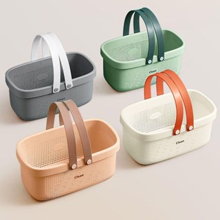 ตะกร้าใส่ของอาบน้ํา ขนาดใหญ่ วางซ้อนกันได้ ทนทาน พร้อมที่จับ…