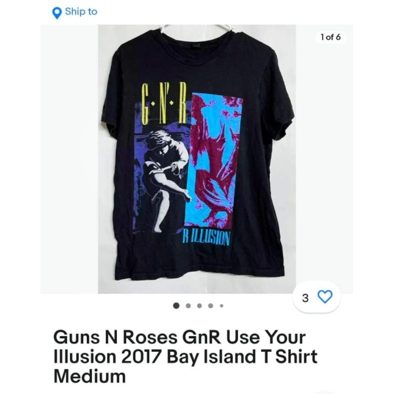 🔴 Guns N Roses Use Your Illusion 2017 Bay Island ✨🇺🇲