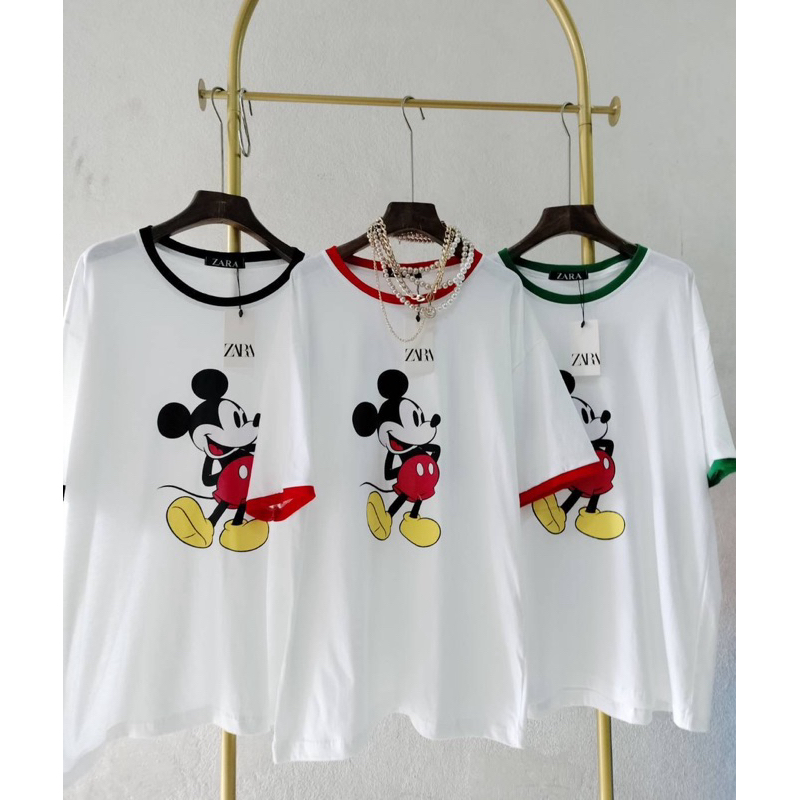 SIS.ON | พร้อมส่ง Oversize เสื้อยืดโอเวอร์ไซส์ No.23 mickey mouseกุ๊น