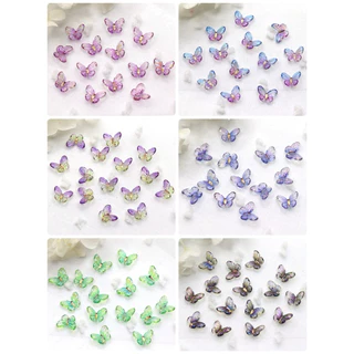 เรซิ่นผีเสื้อแต่งเล็บขนาด8*6มิลและ8*10.5มิล