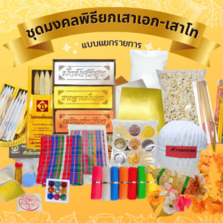 ชุดยกเสาเอกเสาโท (แบบแยกรายการ)