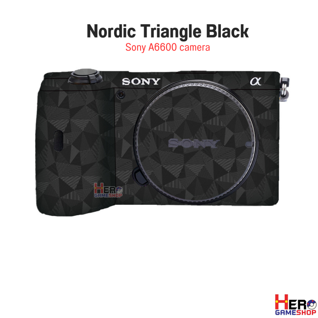 [Sticker Sony] Body Camera สติกเกอร์ skin ไม่ทิ้งคราบกาว กันรอย กล้อง สําหรับ Sony A6600 body protection film sticker