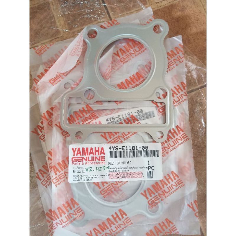 4YS-E1181-00 ประเก็นฝาสูบแท้ Yamaha fresh Rainbow spark 105(ปี2001)