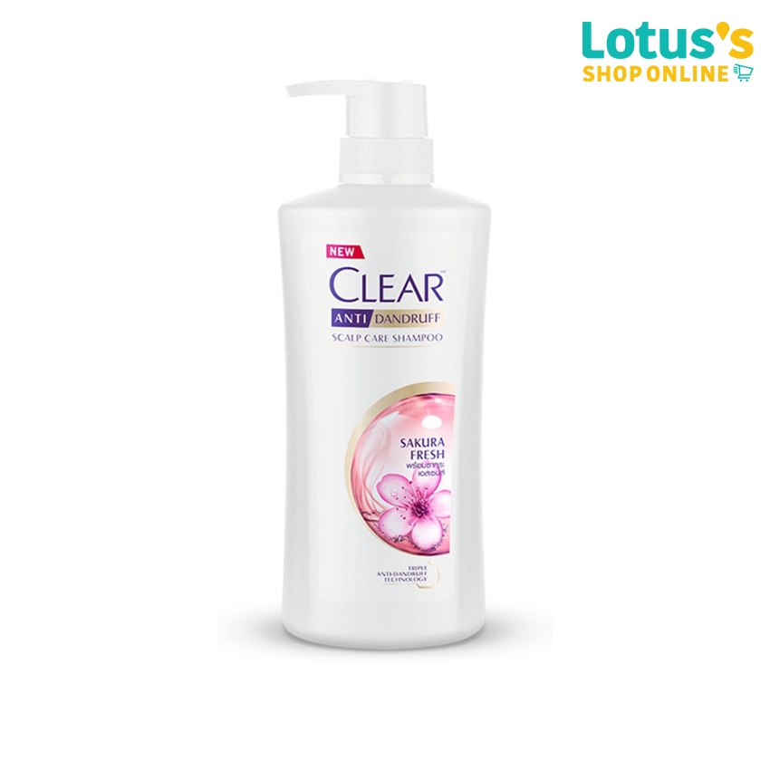 เคลียร์ แชมพูขจัดรังแค สูตร ซากุระ เฟรช 400 มล. CLEAR SHAMPOO SAKURA FRESH 400ML.
