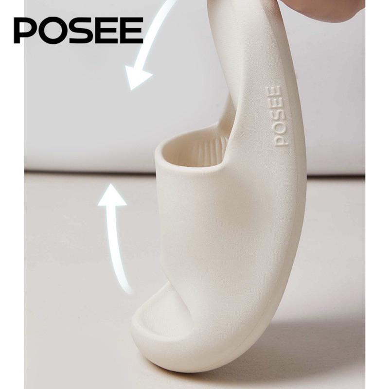 Posee รองเท้าแตะลําลอง พื้นหนา กันลื่น ลายอุ้งเท้าแมวน่ารัก สําหรับผู้ชาย ผู้หญิง ใส่ในบ้าน ห้องน้ํา
