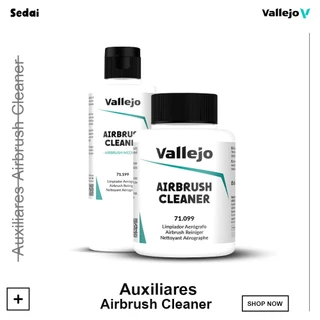 [ ส่งฟรี 🔥 ] วาเลโฮ Vallejo สีเพ้นท์โมเดล สีเพ้นท์โมเดลสูตรน้ำ Auxiliares Airbrush Cleaner 85 - 200 ML