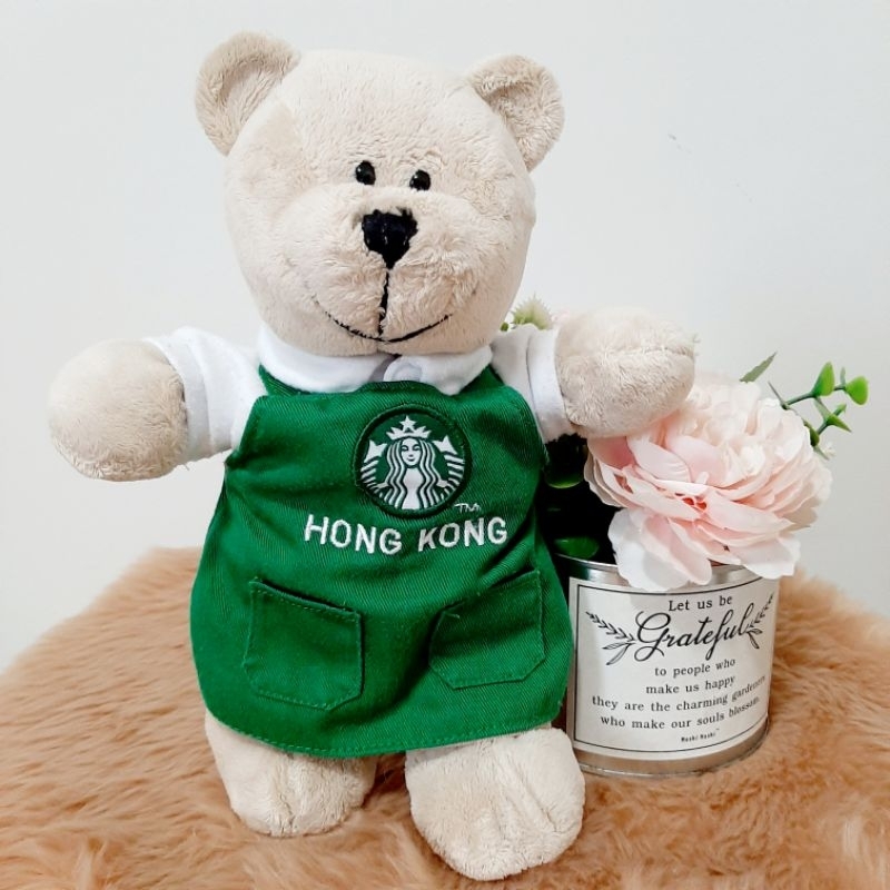 ตุ๊กตาหมี STARBUCKS Barista bear Hongkong แท้💯